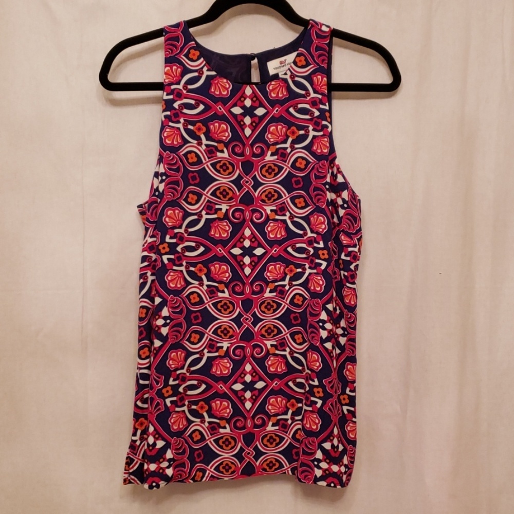 Vineyard Vines sleeveless silk top